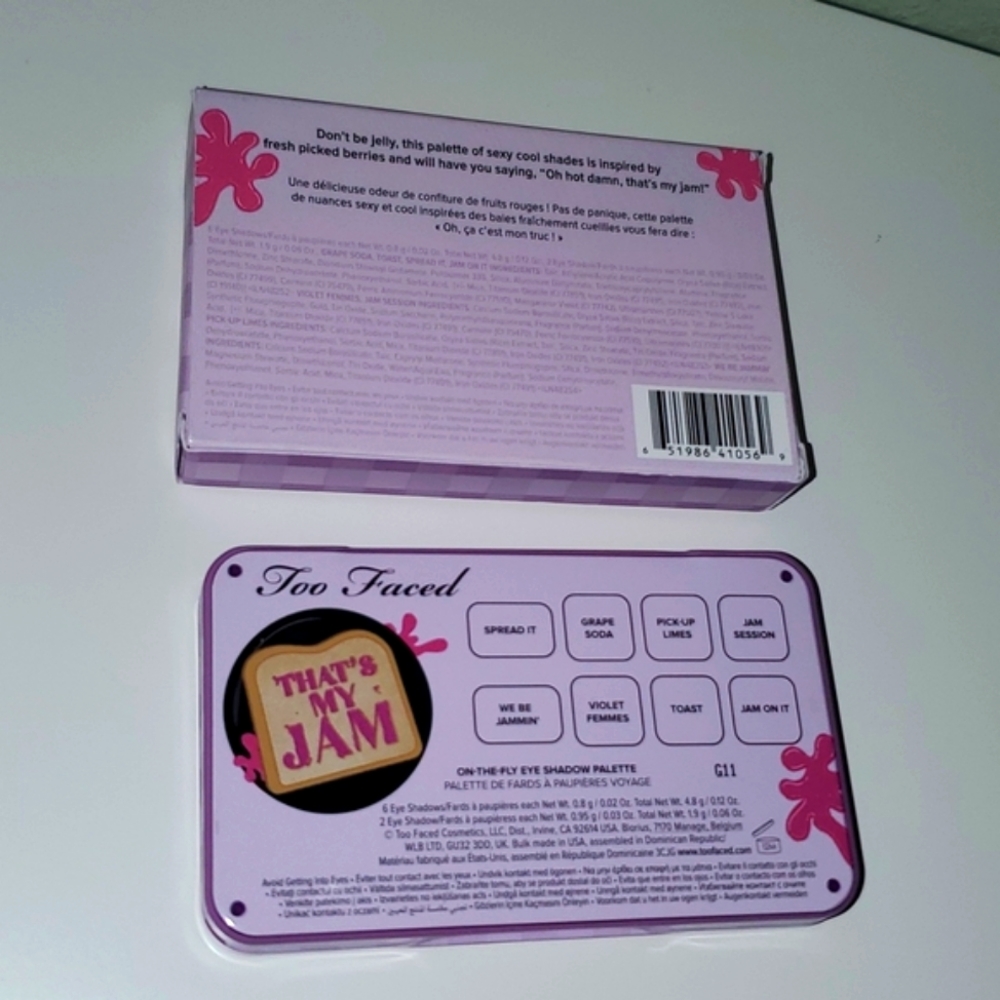 NIB Too Faced That's My Jam On-The-Fly Mini Eyeshadow Palette - Picture 6 of 10